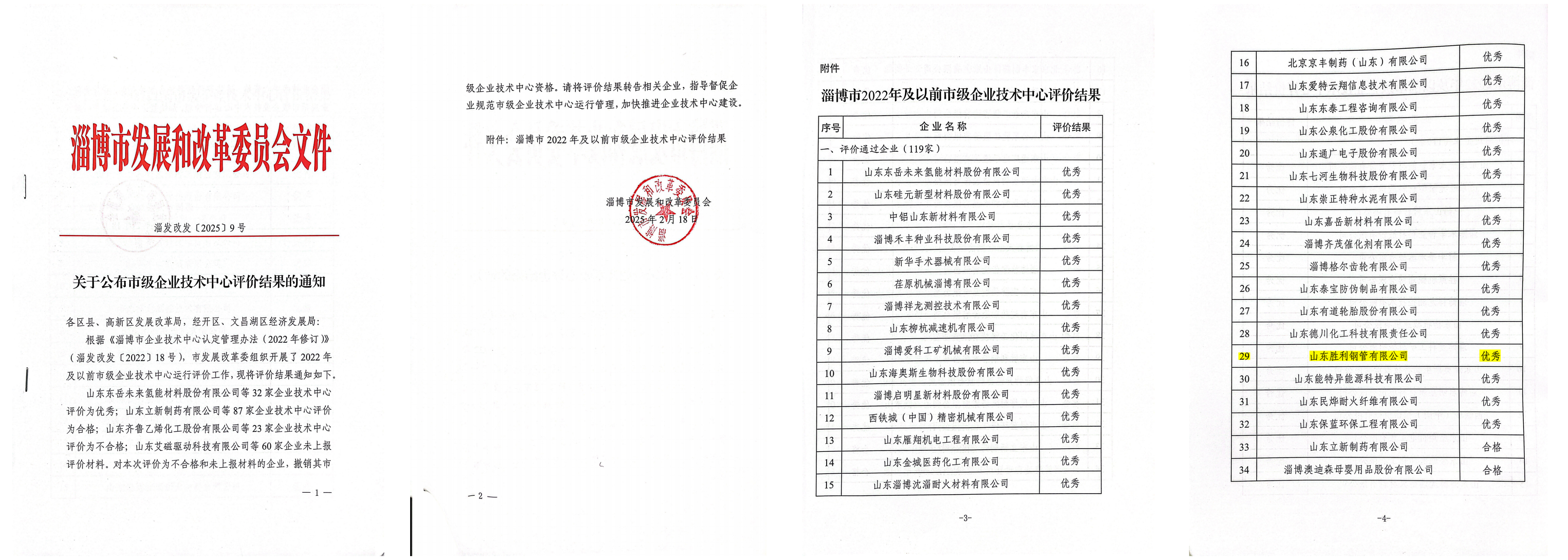 山東勝利工藝技術(shù)研究中心順利通過淄博市企業(yè)技術(shù)中心評審
